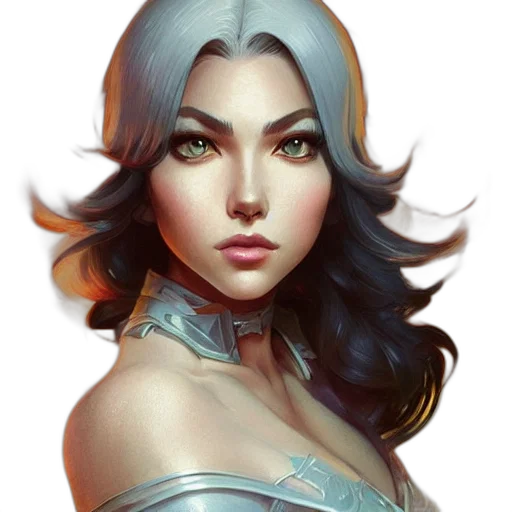 face, crown, staff, mask, fantasy art, concept art, photorealistic, comic book art transparent PNG cut-out