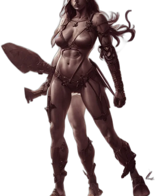 weapon, sword, staff, concept art, comic book art, fantasy art, pencil sketch, dark transparent PNG cut-out