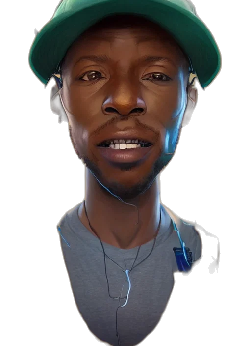 face, hat, staff, animal, photorealistic, concept art, cartoon, 3d render transparent PNG cut-out