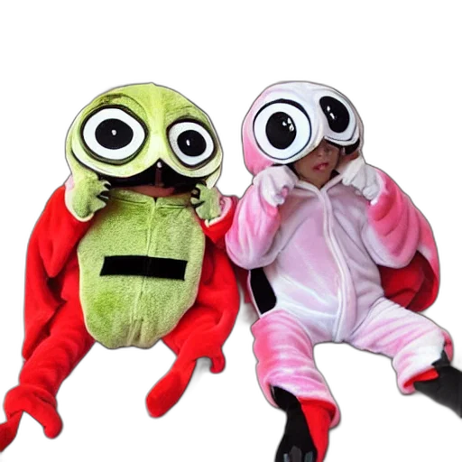 mask, 3d render, outer space, pepe transparent PNG cut-out