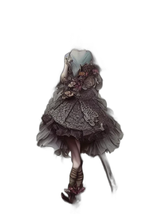 dress, staff, weapon, sword transparent PNG cut-out