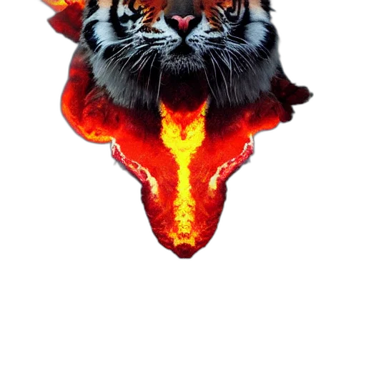 dragon, animal, creature, mask, fantasy art, pixel art, concept art, 3d render transparent PNG cut-out