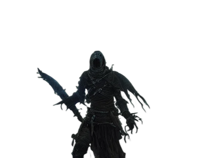 staff, creature, weapon, sword, concept art, 3d render, fantasy art, pixel art transparent PNG cut-out