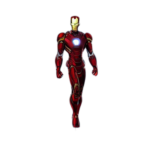 robot, staff, 3d render, concept art, comic book art, pixel art, detailed, blueprint transparent PNG cut-out