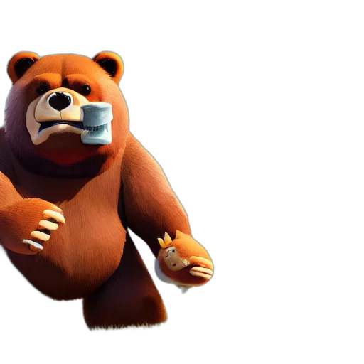 animal, creature, 3d render, concept art transparent PNG cut-out