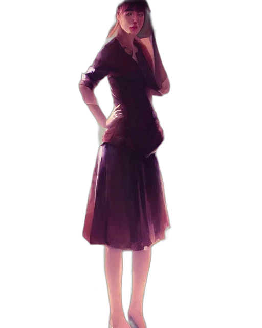 dress, staff, crown, jewelry transparent PNG cut-out