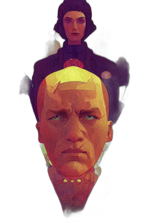 face, robot, mask, crown transparent PNG cut-out