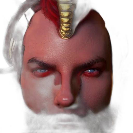 face, mask, crown, staff transparent PNG cut-out