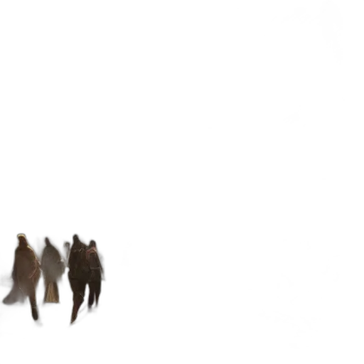 staff, shoes, jacket, robot transparent PNG cut-out