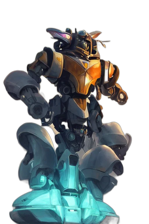 robot, weapon, staff, sword transparent PNG cut-out