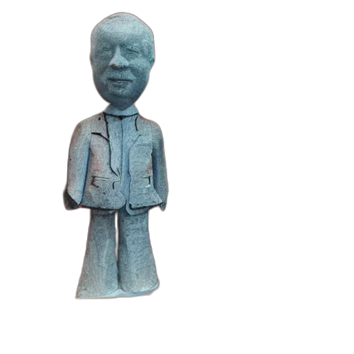 staff, face, 3d render, sculpture transparent PNG cut-out