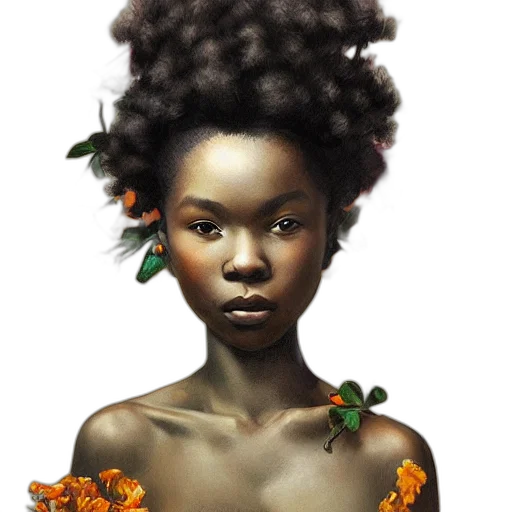 crown, face, jewelry, hair, photorealistic, concept art, fantasy art, oil painting transparent PNG cut-out
