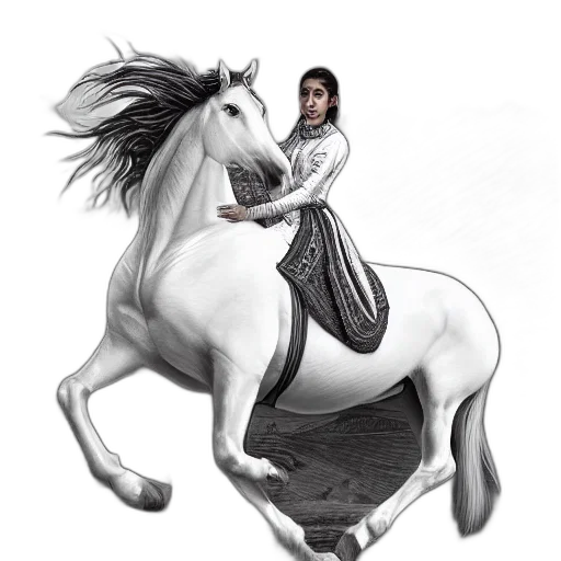 fantasy art, concept art, photorealistic, pencil sketch transparent PNG cut-out