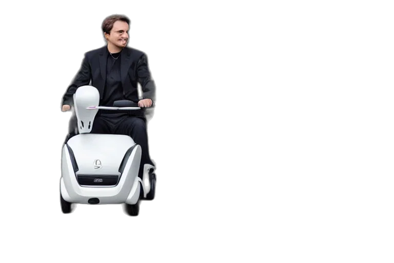 robot, car, animal, creature, concept art, 3d render, mobility, scooter transparent PNG cut-out