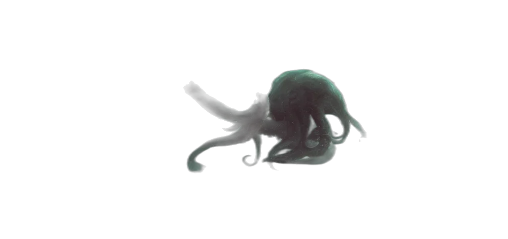 creature, animal, hair, mask, 3d render, concept art, pixel art, photorealistic transparent PNG cut-out