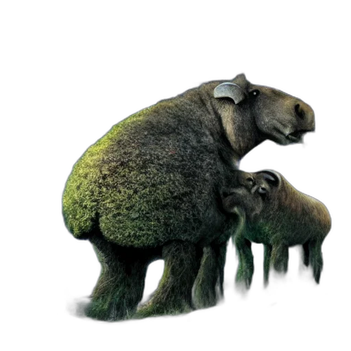 animal, creature, concept art, 3d render transparent PNG cut-out