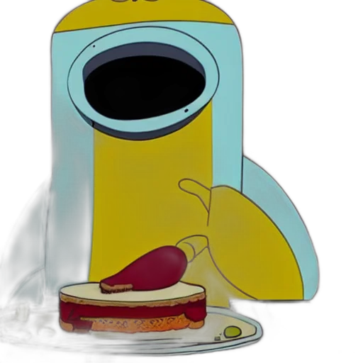 food, robot, bottle, animal, concept art, cartoon, 3d render, pixel art transparent PNG cut-out
