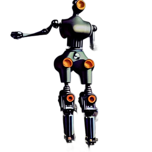 robot, staff, weapon, animal transparent PNG cut-out