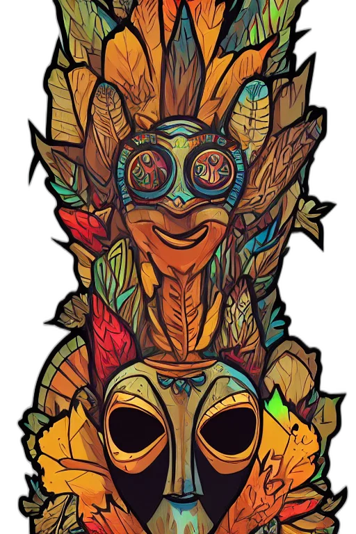 mask, face, creature, crown transparent PNG cut-out