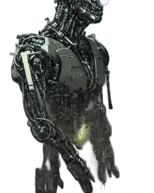 robot, creature, weapon, staff transparent PNG cut-out