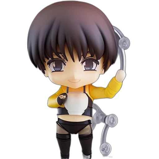 3d render, concept art, anime, cartoon, nendoroid, gsc, futuristic, lighting transparent PNG cut-out