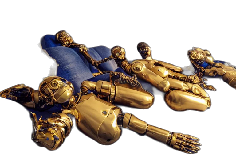 robot, staff, weapon, jewelry transparent PNG cut-out