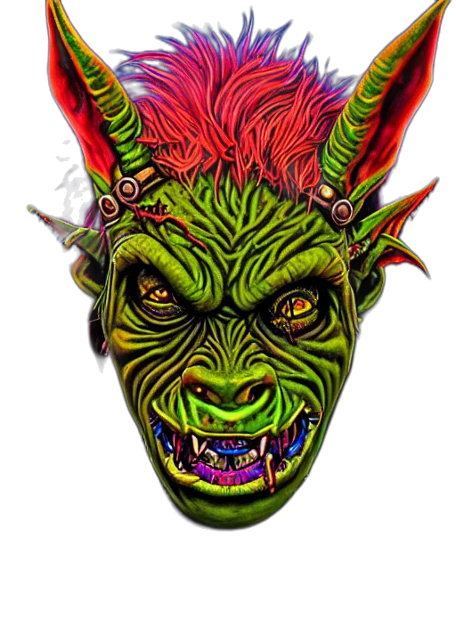 mask, face, staff, creature, 3d render, fantasy art, concept art, photorealistic transparent PNG cut-out