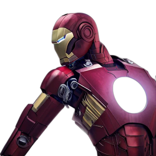 robot, 3d render, comic book art, concept art transparent PNG cut-out