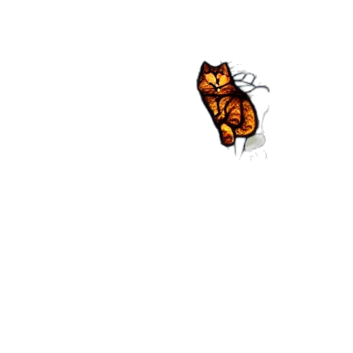 animal, creature, dragon, staff, pixel art, concept art, monochrome, cat transparent PNG cut-out
