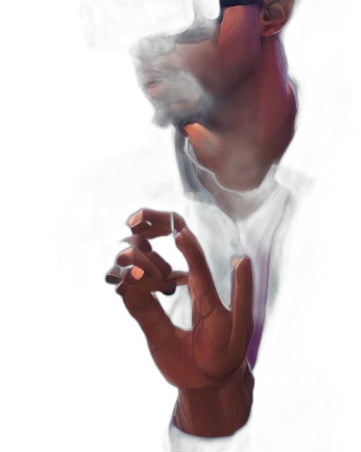 face, mask, staff, jacket transparent PNG cut-out
