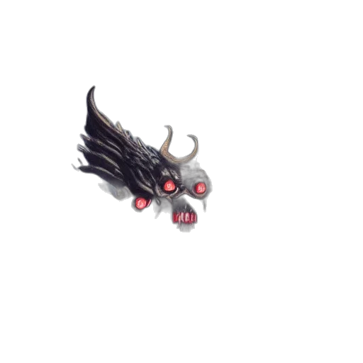 dragon, creature, mask, animal transparent PNG cut-out
