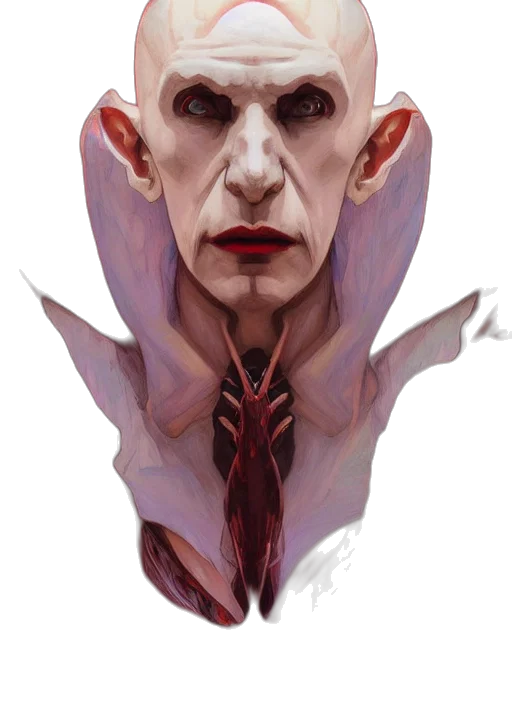face, mask, creature, staff transparent PNG cut-out