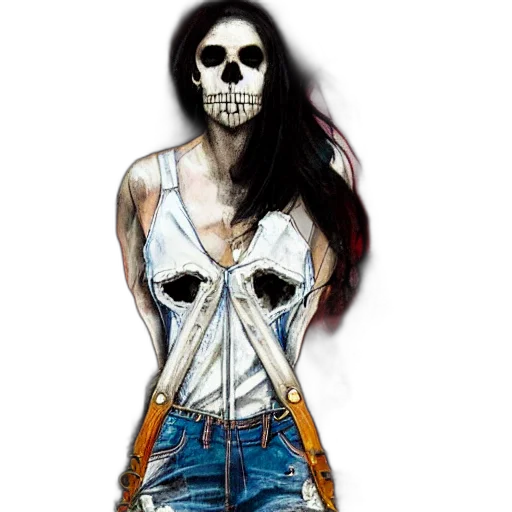 jacket, jewelry, dress, photorealistic, comic book art, concept art, fantasy art, full transparent PNG cut-out