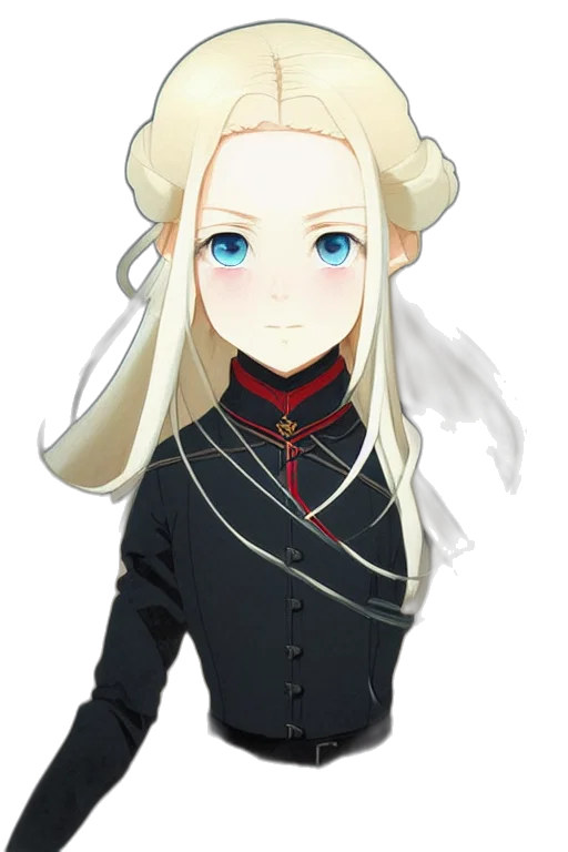 staff, face, crown, jacket transparent PNG cut-out