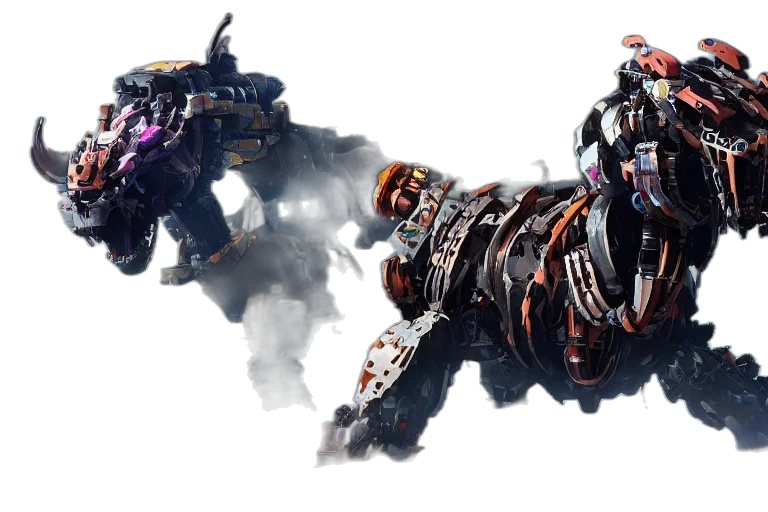robot, weapon, animal, dragon transparent PNG cut-out
