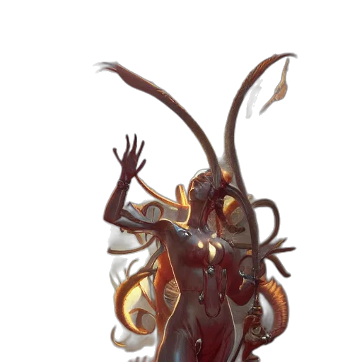 creature, staff, dragon, mask transparent PNG cut-out