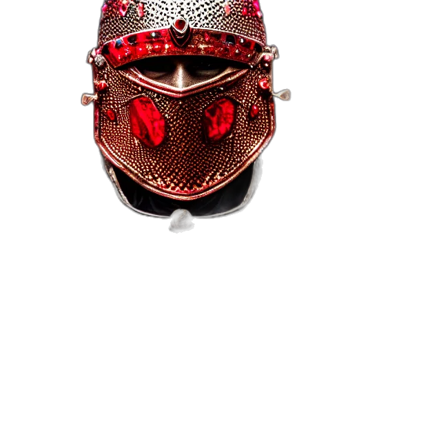 mask, crown, hat, jewelry, 3d render, photorealistic, concept art, fantasy art transparent PNG cut-out