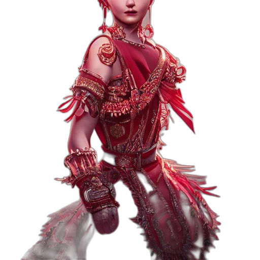 fantasy art, concept art, comic book art, 3d render transparent PNG cut-out