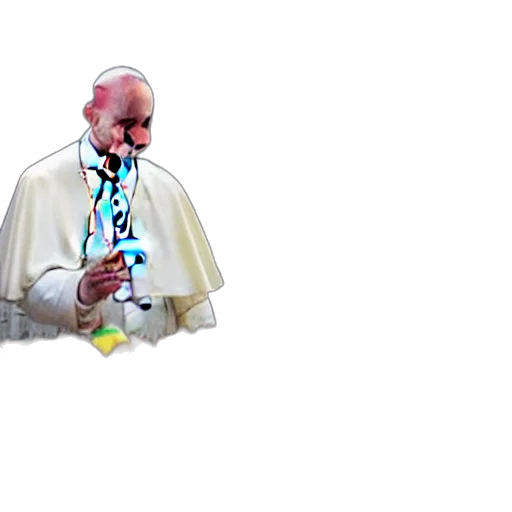 staff, weapon, vaporwave, 3d render, concept art, pixel art, pope, francis transparent PNG cut-out