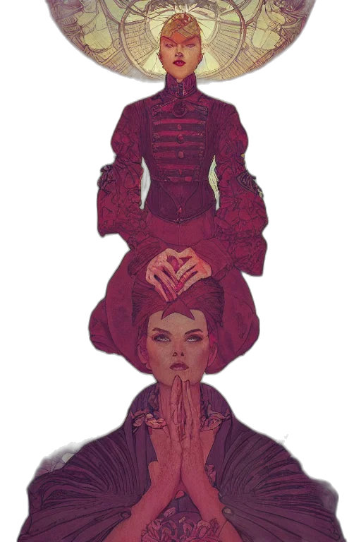 crown, jacket, mask, face transparent PNG cut-out