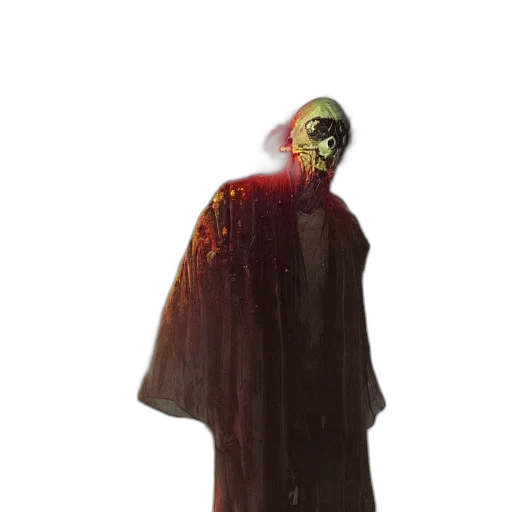 mask, creature, staff, face transparent PNG cut-out