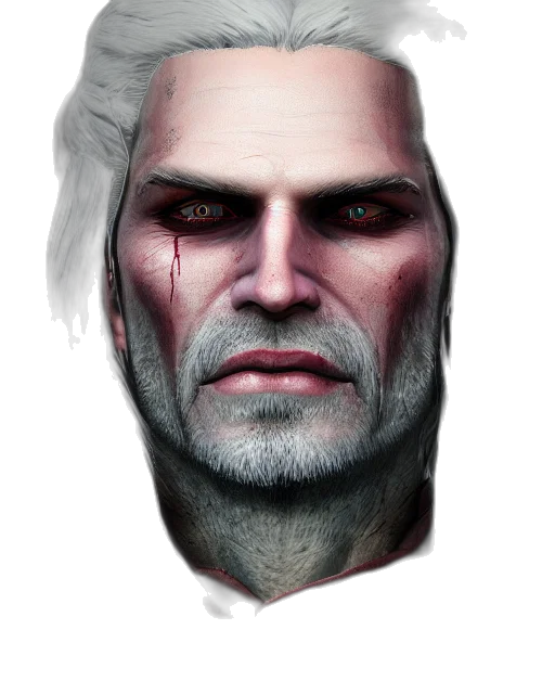 face, mask, creature, fantasy art transparent PNG cut-out