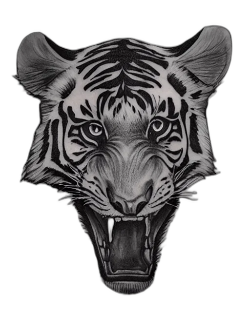 animal, mask, face, creature, photorealistic, pencil sketch, fantasy art, concept art transparent PNG cut-out