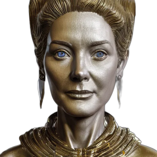 face, crown, jewelry, photorealistic, fantasy art, concept art, 3d render, portrait transparent PNG cut-out