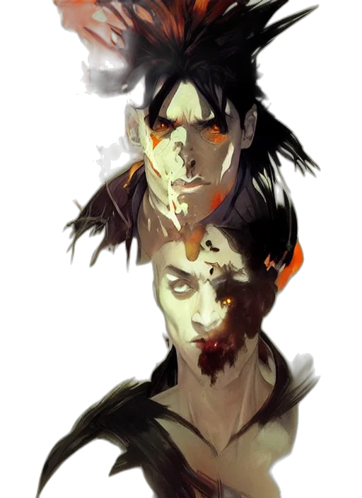mask, face, concept art, comic book art transparent PNG cut-out