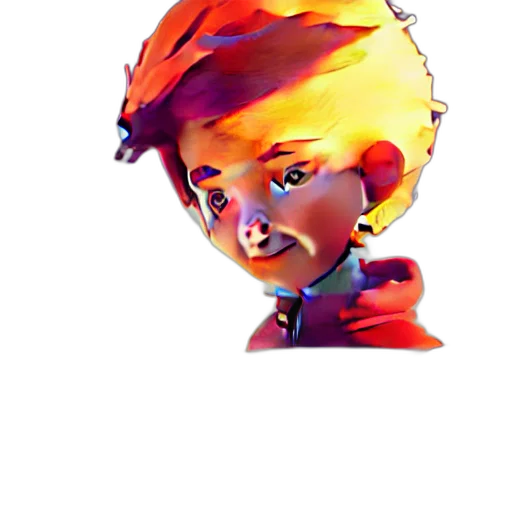 face, mask, crown, staff, concept art, 3d render, watercolor, cartoon transparent PNG cut-out