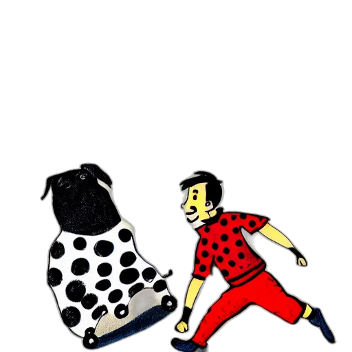 dress, animal, jacket, shoes, cartoon, concept art, pixel art, comic book art transparent PNG cut-out