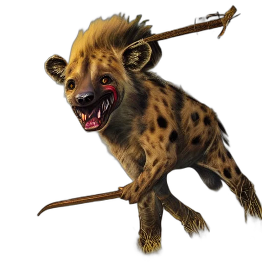 animal, staff, creature, weapon transparent PNG cut-out