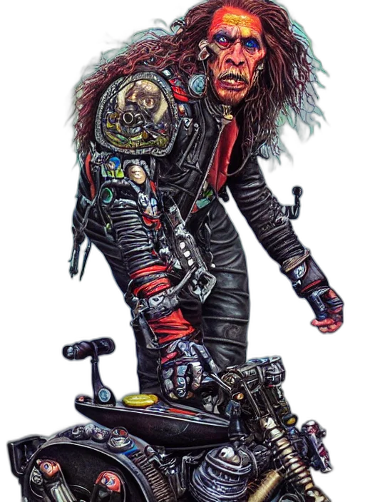 robot, weapon, jacket, staff transparent PNG cut-out