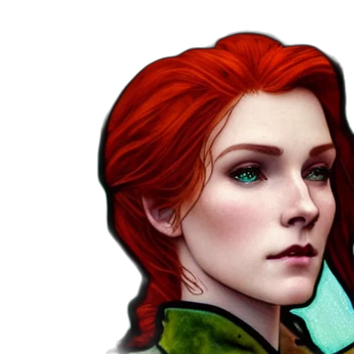 face, fantasy art, concept art, comic book art, photorealistic, green, red, beautiful transparent PNG cut-out